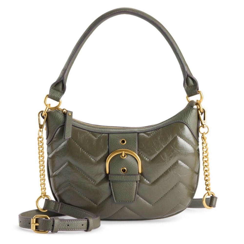 Olive Green Quilted Women's Bag